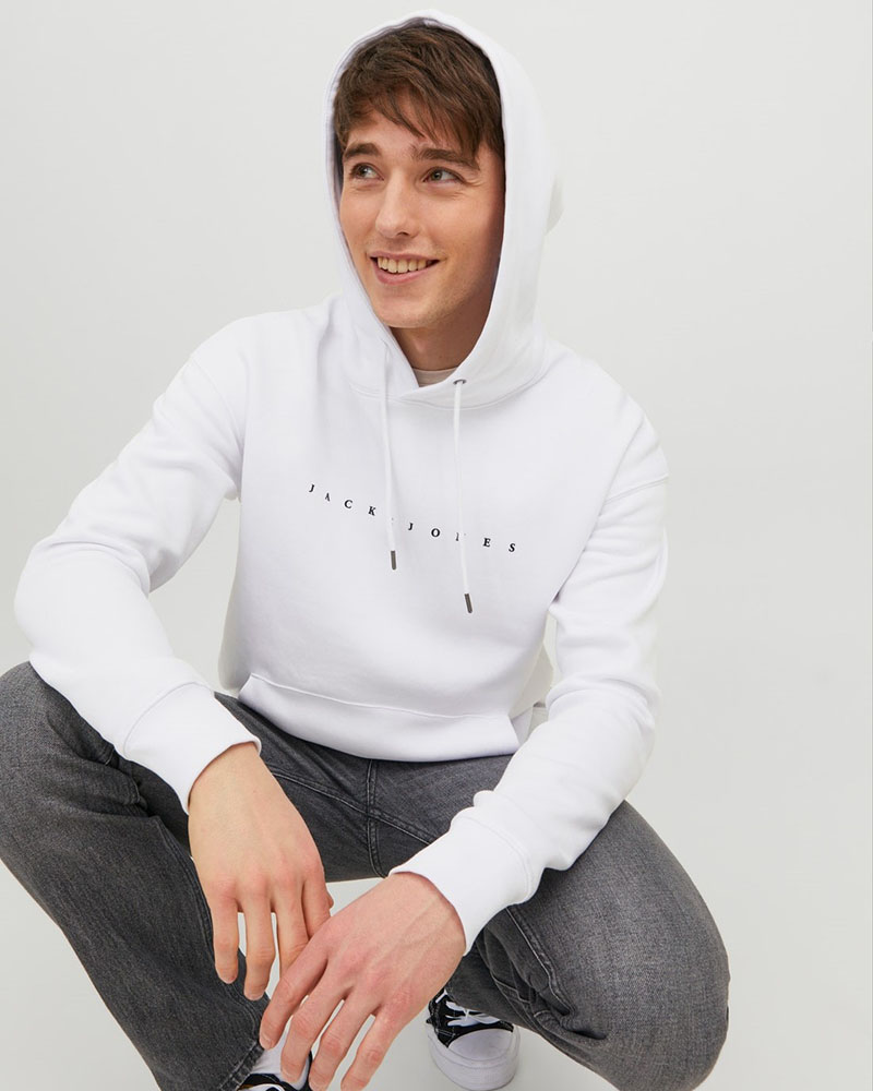 JACK & JONES JJESTAR JJ SWEAT HOOD NOOS - 12233972 JACK & JONES JJESTAR JJ SWEAT HOOD NOOS - 12233972
