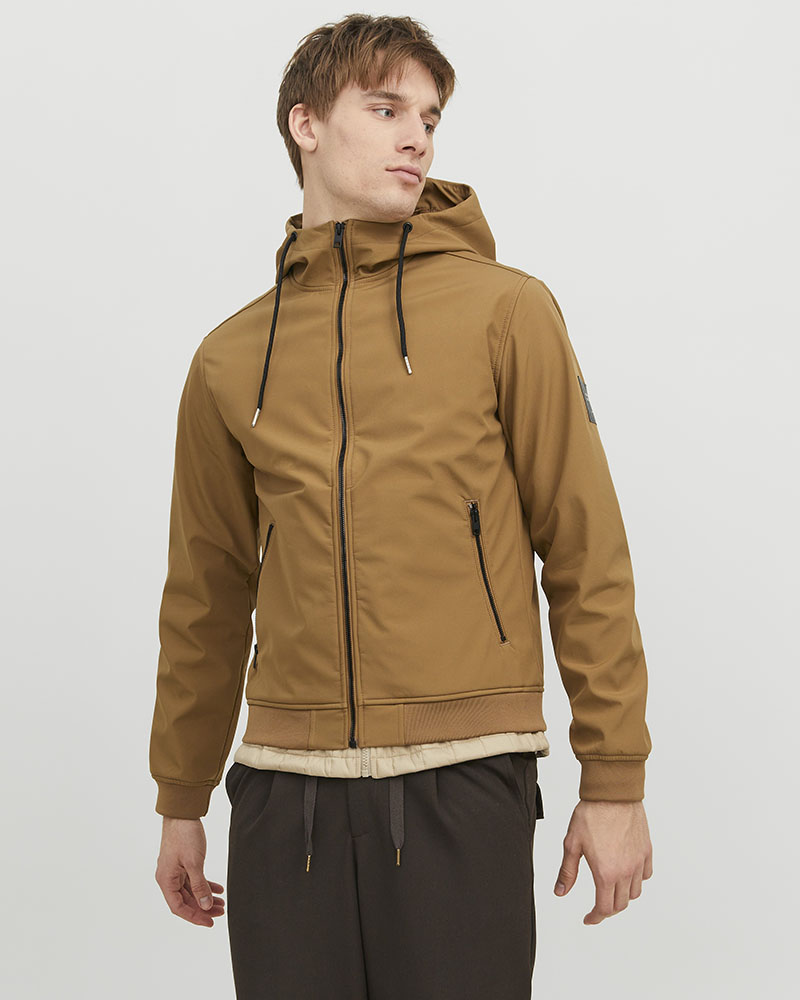 JACK & JONES JJBASIC SOFTSHELL HOOD NOOS - 12236300