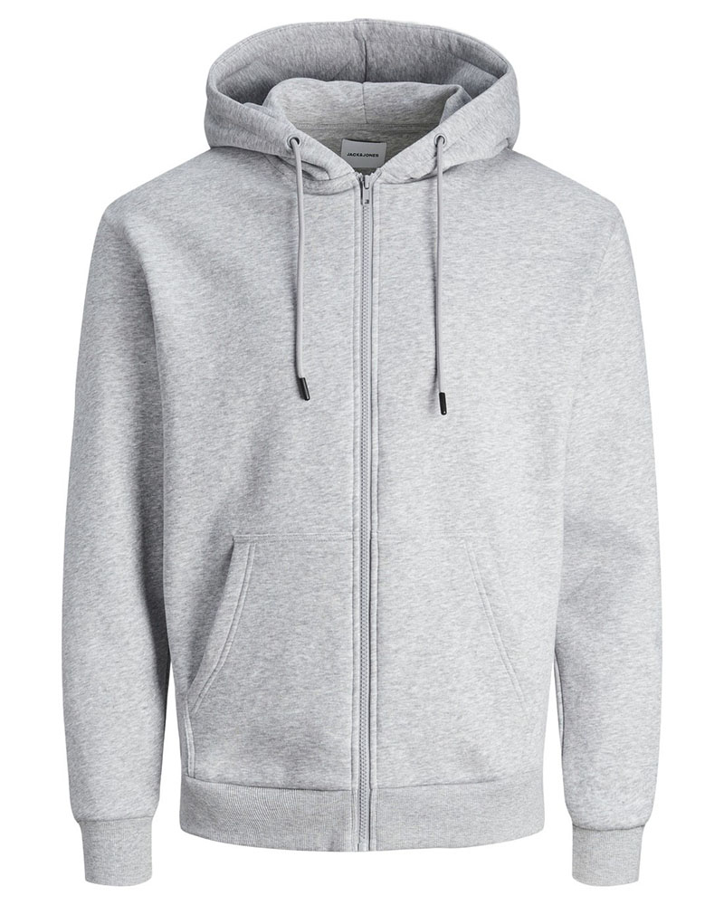 JACK & JONES JJEBRADLEY SWEAT ZIP HOOD NOOS - 12249342