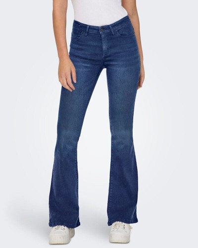 ONLY ONLREESE REG RETRO FLARED DNM BOX - 15309845 ONLY ONLREESE REG RETRO FLARED DNM BOX - 15309845