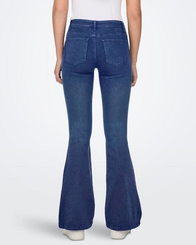 ONLY ONLREESE REG RETRO FLARED DNM BOX - 15309845 ONLY ONLREESE REG RETRO FLARED DNM BOX - 15309845