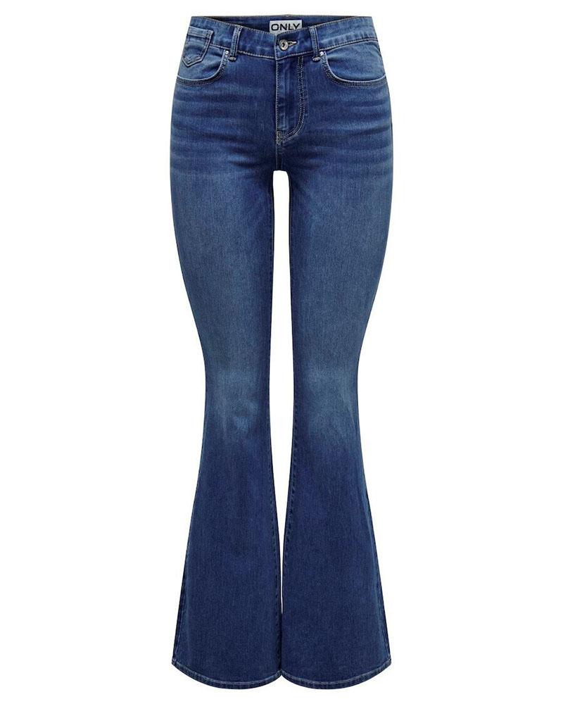 ONLY ONLREESE REG RETRO FLARED DNM BOX - 15309845 ONLY ONLREESE REG RETRO FLARED DNM BOX - 15309845