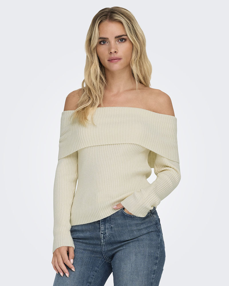 ONLY ONLKATIA LIFE LS OFF SHOULDER KNT NOOS - 15311830