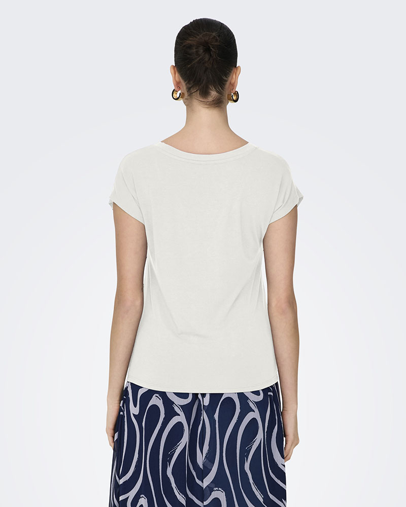 ONLY ONLRILLA S/S V-NECK TOP JRS - 15315776
