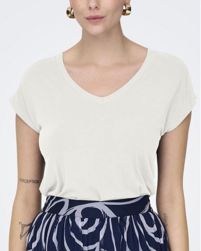 ONLY ONLRILLA S/S V-NECK TOP JRS - 15315776