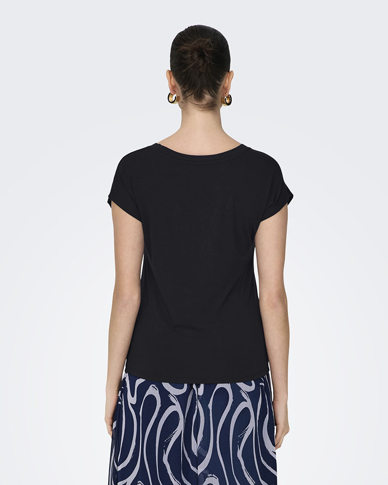 ONLY ONLRILLA S/S V-NECK TOP JRS - 15315776