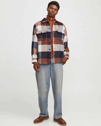 JACK & JONES JJEBRADLEY OLLIE OVERSHIRT LS NOOS - 12257199