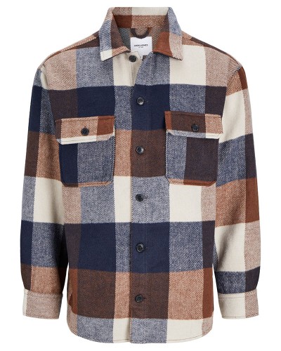 JACK & JONES JJEBRADLEY OLLIE OVERSHIRT LS NOOS - 12257199