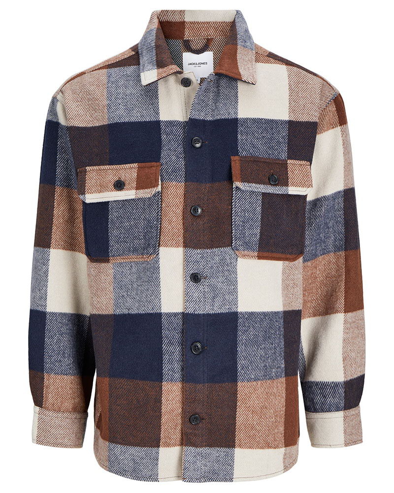 JACK & JONES JJEBRADLEY OLLIE OVERSHIRT LS NOOS - 12257199
