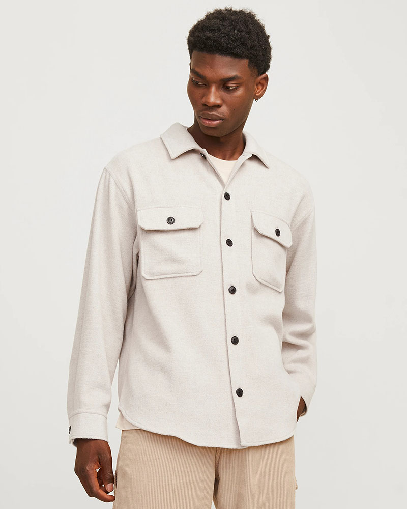 JACK & JONES JJEBRADLEY OLLIE OVERSHIRT LS NOOS - 12257199