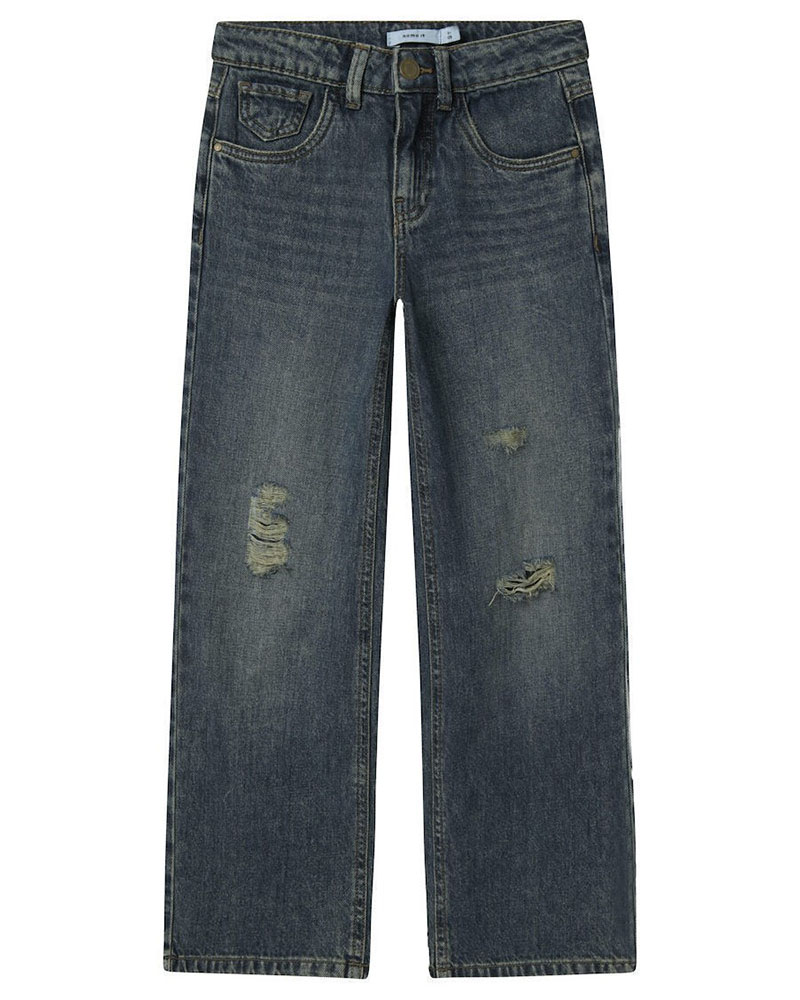 NAME IT NKFROSE HW WIDE JEANS DESTR 1411-BE NOOS - 13211699 NAME IT NKFROSE HW WIDE JEANS DESTR 1411-BE NOOS - 13211699
