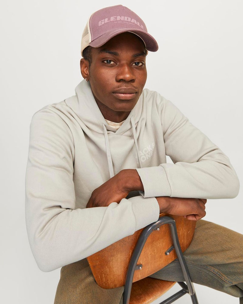 JACK & JONES JJECORP LOGO SWEAT HOOD NOOS - 12152840