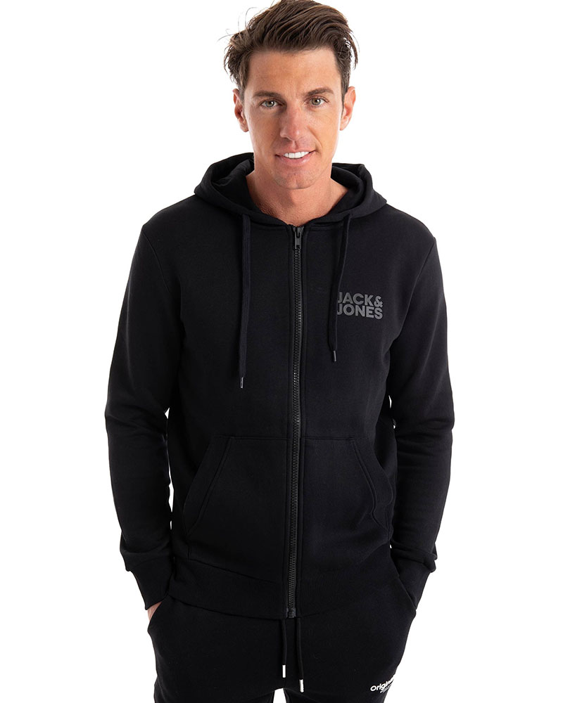JACK & JONES JJECORP LOGO SWEAT ZIP HOOD NOOS - 12265177