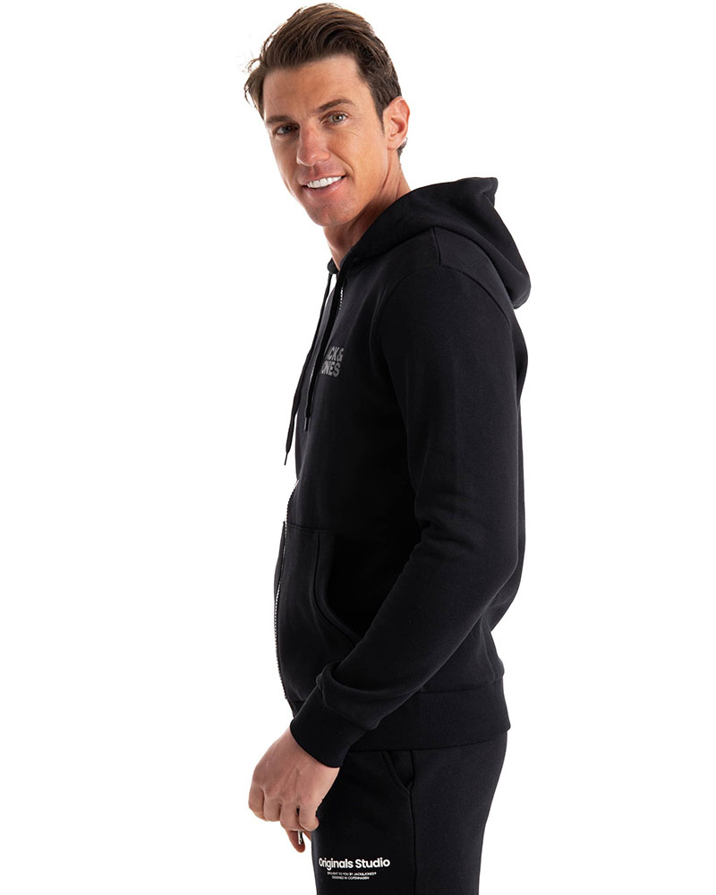 JACK & JONES JJECORP LOGO SWEAT ZIP HOOD NOOS - 12265177