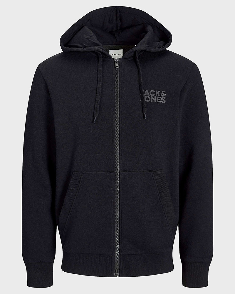 JACK & JONES JJECORP LOGO SWEAT ZIP HOOD NOOS - 12265177
