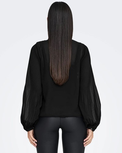 ONLY ONLSTAR LIFE L/S PLISSE SHIRT WVN - 15333689