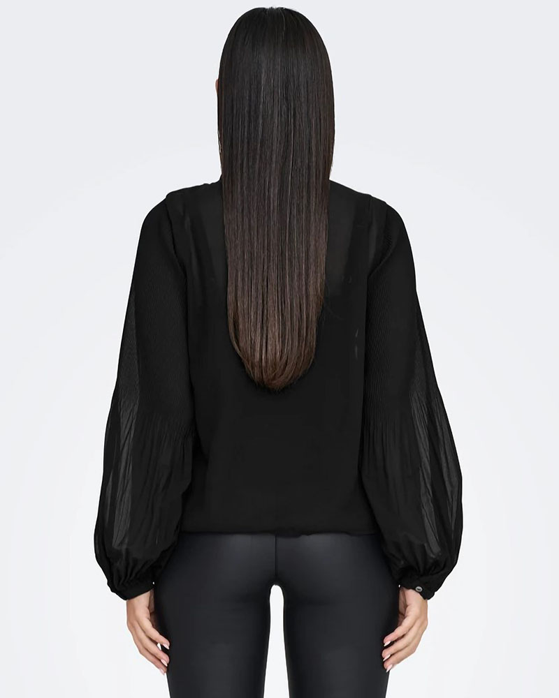 ONLY ONLSTAR LIFE L/S PLISSE SHIRT WVN - 15333689