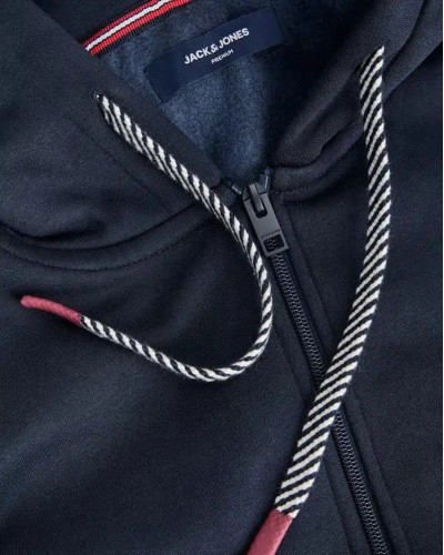 JACK & JONES JPRBLURONALDO SWEAT ZIP HOOD SMU - 12264580