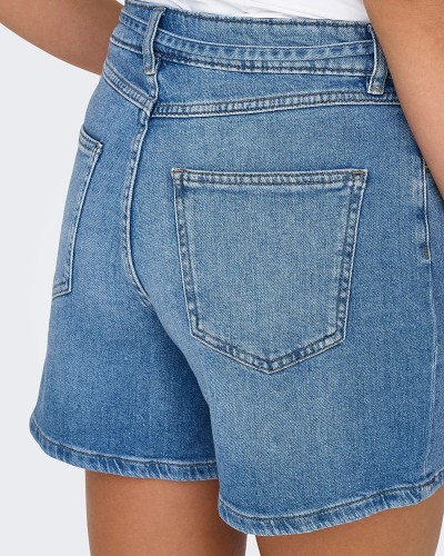 ONLY ONLGIANNA MW BELTED SHORTS AZG DNM NOOS - 15340706 ONLY ONLGIANNA MW BELTED SHORTS AZG DNM NOOS - 15340706