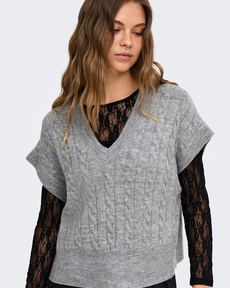 ONLY ONLMELODY VEST KNT NOOS - 15249328