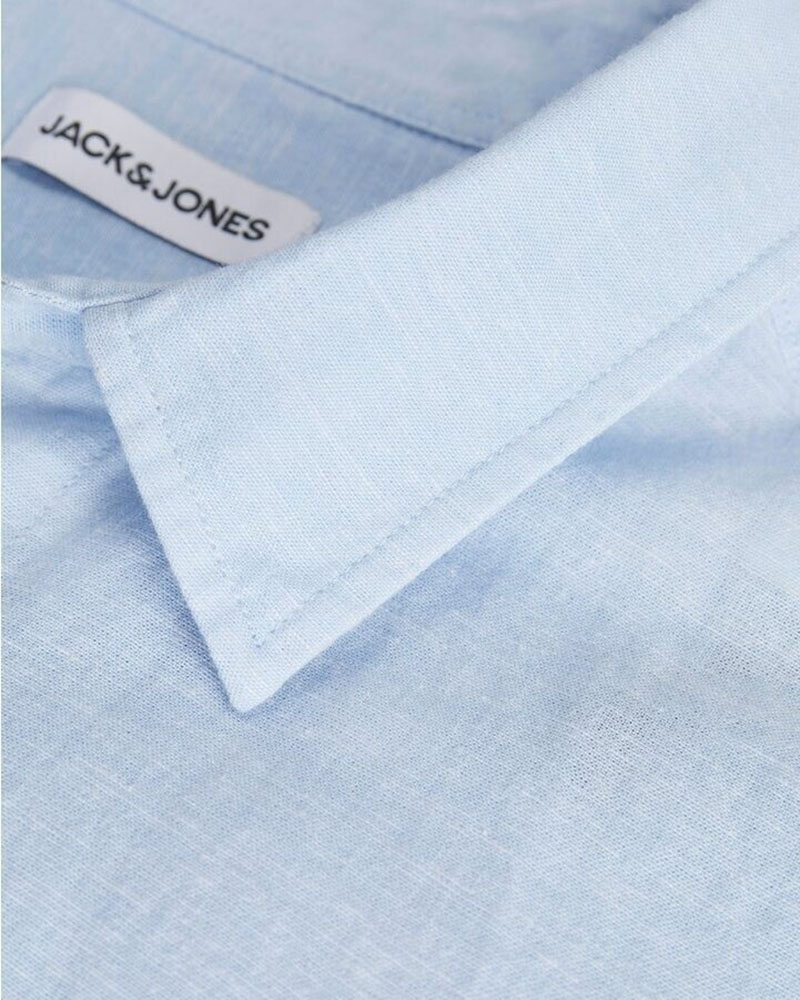 JACK & JONES JJEBREEZE LINEN BLEND SHIRT SS SN - 12268965 JACK & JONES JJEBREEZE LINEN BLEND SHIRT SS SN - 12268965