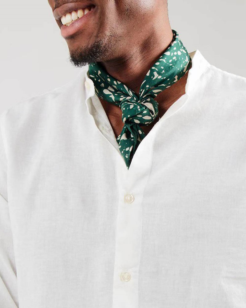 JACK & JONES JJEBREEZE LINEN BLEND BAND SHIRT LS SN - 12268966 JACK & JONES JJEBREEZE LINEN BLEND BAND SHIRT LS SN - 12268966