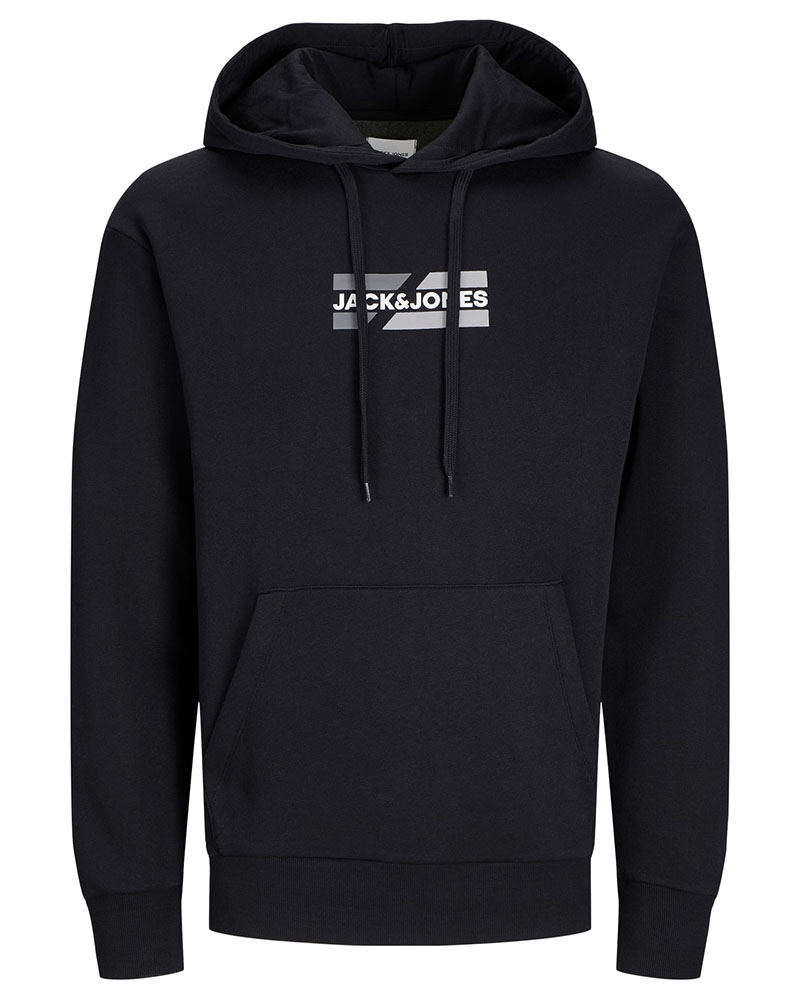 JACK & JONES JJCORP GRAPHIC SWEAT HOOD LN - 12268422