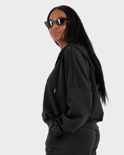 ONLY ONLALINA LIFE L/S ZIP HOOD BOX CC SWT - 15339813