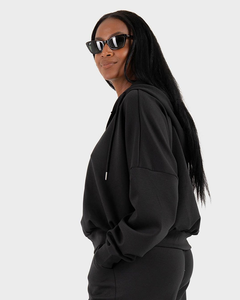 ONLY ONLALINA LIFE L/S ZIP HOOD BOX CC SWT - 15339813