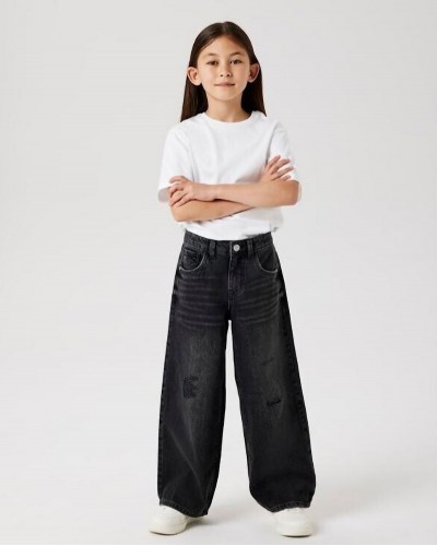 NAME IT NKFROSE HW WIDE JEANS DESTR 1411-BE NOOS - 13211699 NAME IT NKFROSE HW WIDE JEANS DESTR 1411-BE NOOS - 13211699