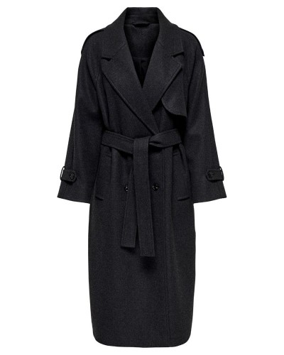 ONLY ONLDEAR-TRILLION LONG BELT COAT PNT - 15344734
