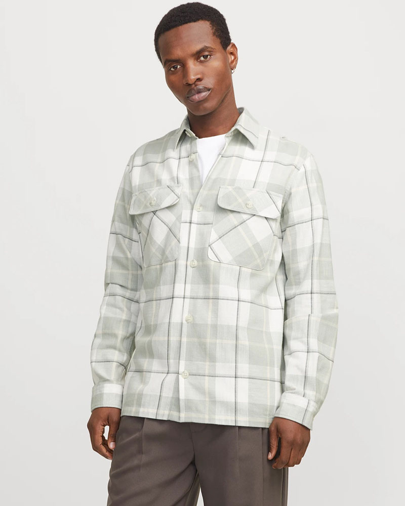 JACK & JONES JPRCCRAYMOND SPRING CHECK OVERSHIRT SN - 12274956