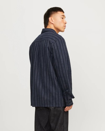 JACK & JONES JPRCCRAYMOND SPRING STRIPE OVERSHIRT SN - 12274955