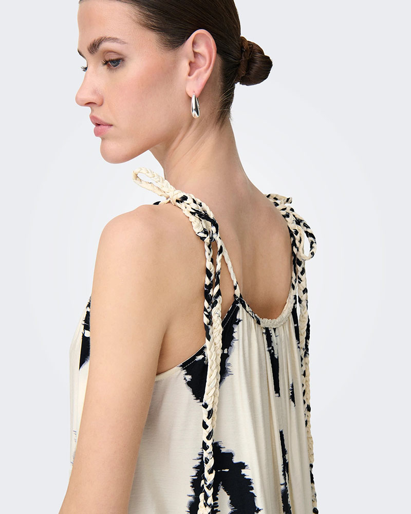 ONLY ONLELANOR SL BRAID ANKEL DRESS WVN - 15349697 ONLY ONLELANOR SL BRAID ANKEL DRESS WVN - 15349697