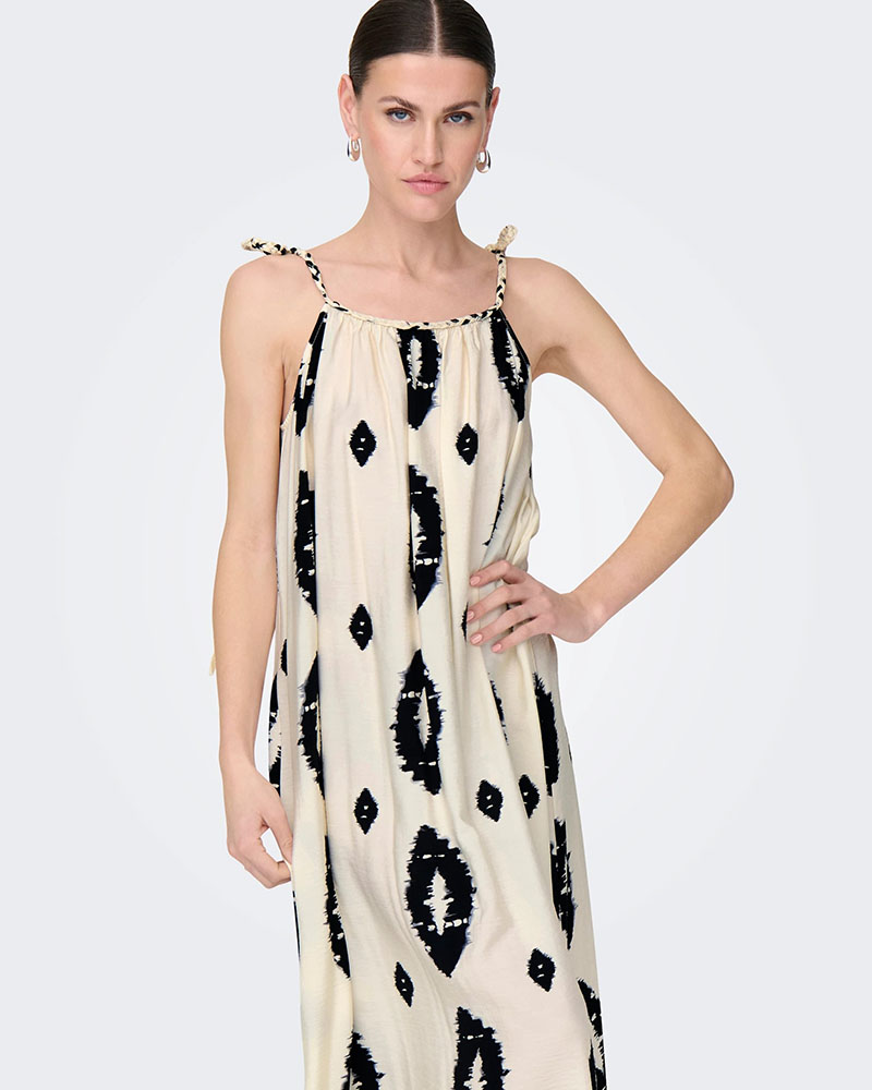 ONLY ONLELANOR SL BRAID ANKEL DRESS WVN - 15349697 ONLY ONLELANOR SL BRAID ANKEL DRESS WVN - 15349697