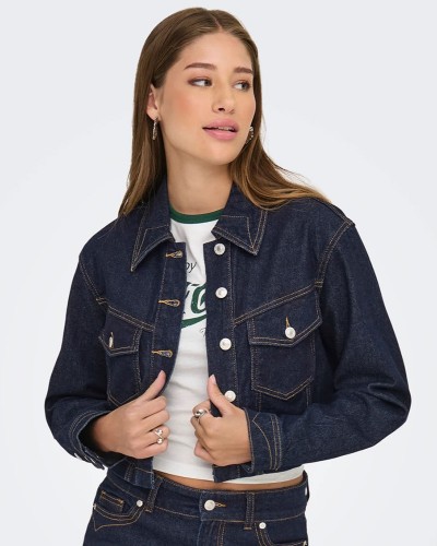 ONLY ONLHEATHER LS WESTERN DNM JACKET MAE - 15352049 ONLY ONLHEATHER LS WESTERN DNM JACKET MAE - 15352049