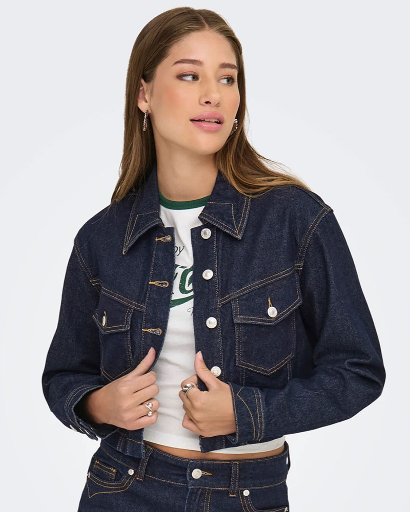 ONLY ONLHEATHER LS WESTERN DNM JACKET MAE - 15352049 ONLY ONLHEATHER LS WESTERN DNM JACKET MAE - 15352049