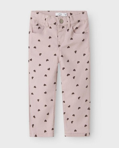 NAME IT NMFROSE STRAIGHT AOP TWILL PANT 7218-YF - 13246062 NAME IT NMFROSE STRAIGHT AOP TWILL PANT 7218-YF - 13246062