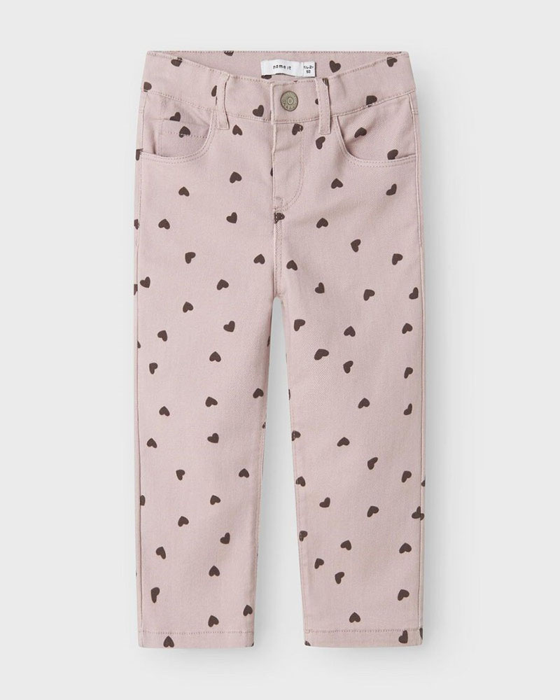 NAME IT NMFROSE STRAIGHT AOP TWILL PANT 7218-YF - 13246062 NAME IT NMFROSE STRAIGHT AOP TWILL PANT 7218-YF - 13246062