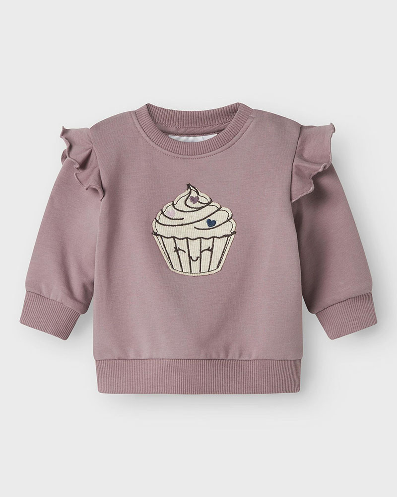 NAME IT NBFNILDA LS SWEAT BRU - 13246489