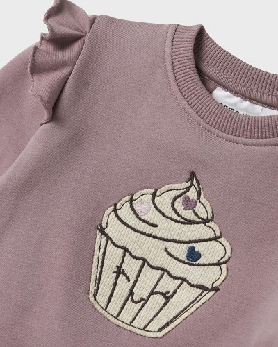 NAME IT NBFNILDA LS SWEAT BRU - 13246489