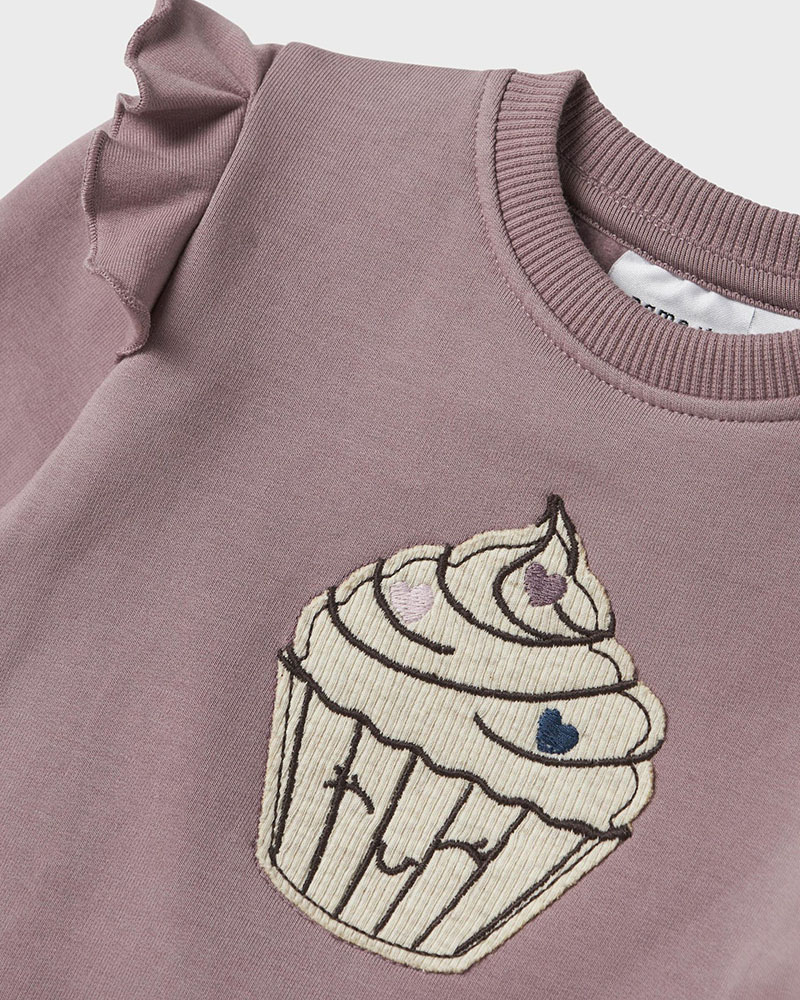 NAME IT NBFNILDA LS SWEAT BRU - 13246489