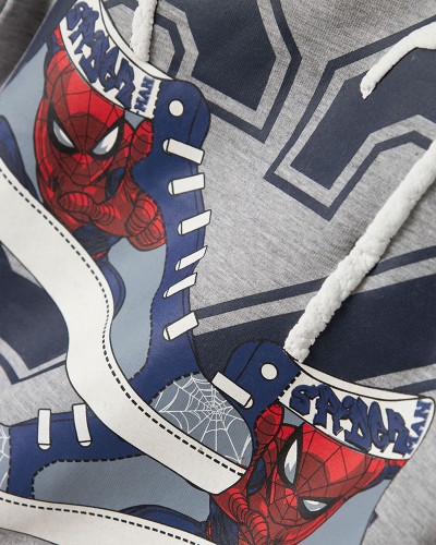 NAME IT NMMADAM SPIDER NREG SWEAT BRU MAR - 13247174