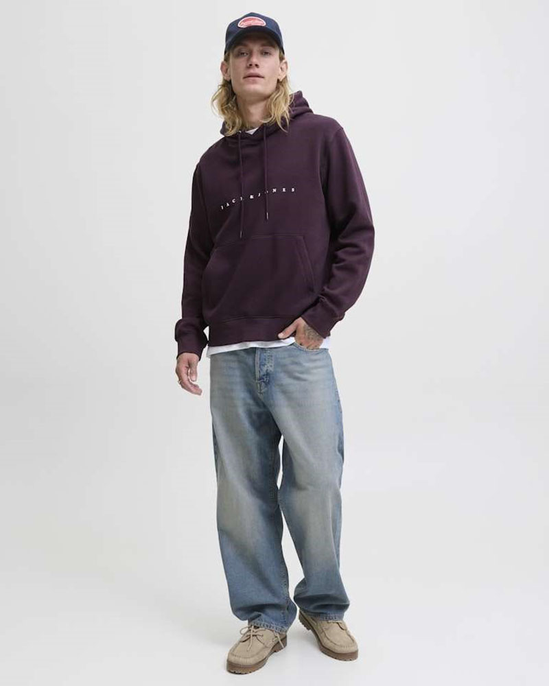JACK & JONES JJESTAR JJ SWEAT HOOD NOOS - 12233972