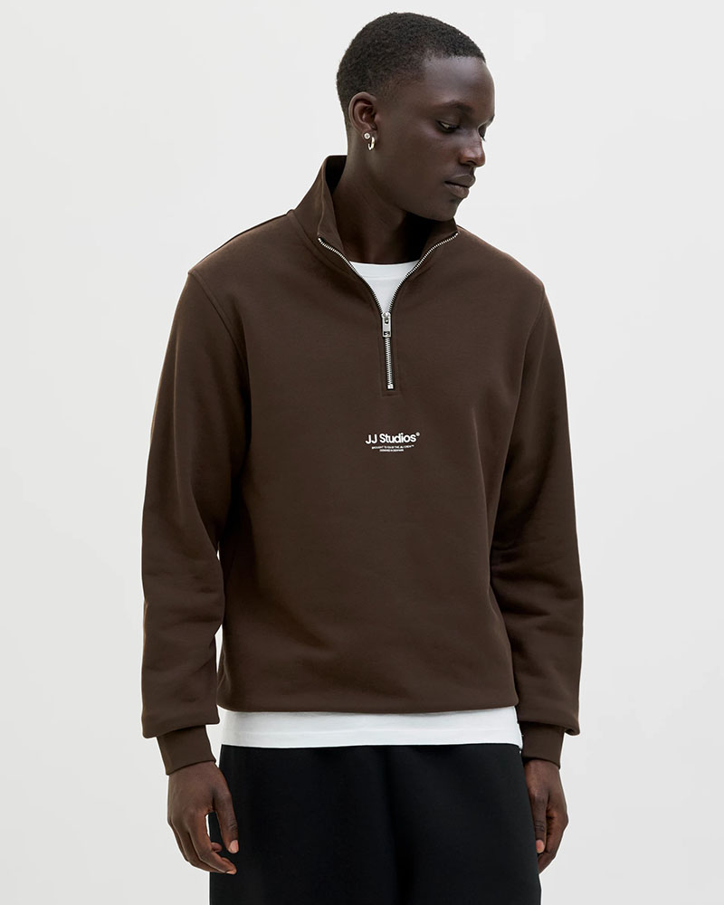JACK & JONES JJESOHO SWEAT QUARTER ZIP HN NOOS - 12278793 JACK & JONES JJESOHO SWEAT QUARTER ZIP HN NOOS - 12278793