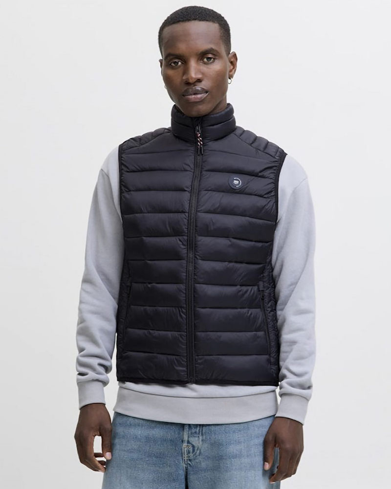JACK & JONES JJEBRADLEY LIGHT BODYWARMER COLLAR NOOS - 12280973