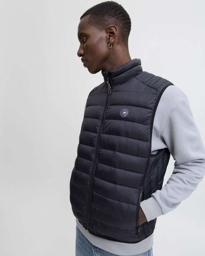 JACK & JONES JJEBRADLEY LIGHT BODYWARMER COLLAR NOOS - 12280973