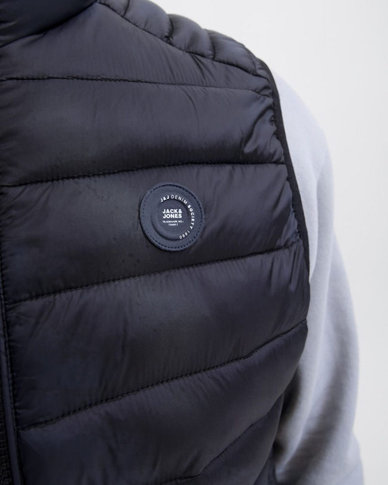 JACK & JONES JJEBRADLEY LIGHT BODYWARMER COLLAR NOOS - 12280973