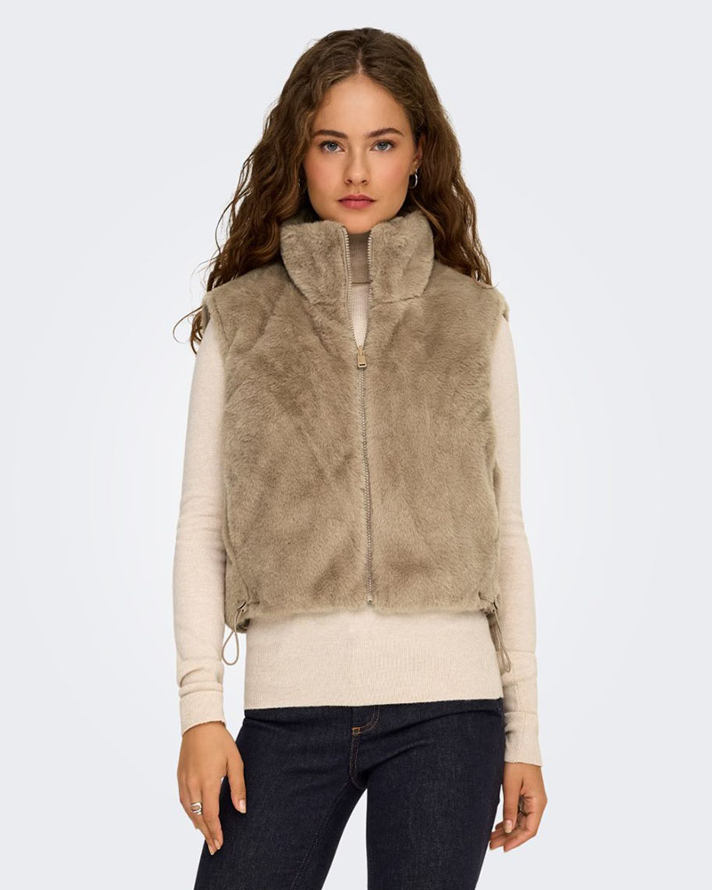ONLY ONLDANA FAUX FUR REV.WAISTCOAT OTW CC - 15348986