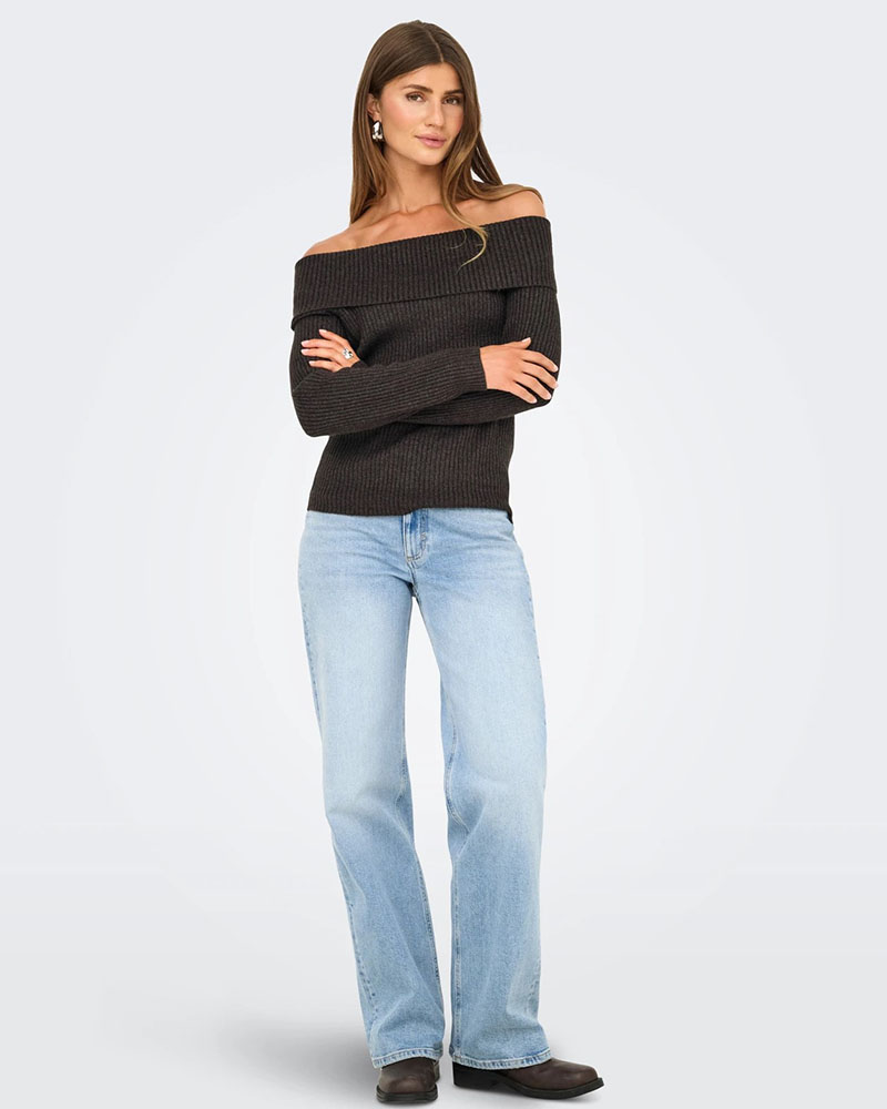 ONLY ONLKATIA LIFE LS OFF SHOULDER KNT NOOS - 15311830